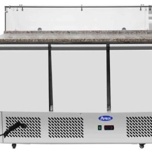AC16-18 RAMCI PLAN DE TRAVAIL SALADETTE VITRE POSITIVE 3B-2+8 380L 1365X700X888 (ESL3864GR)
