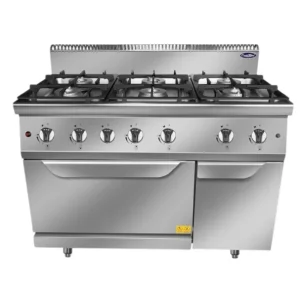 AC16-4 RAMCI CUISINIERE 6 FEUX A GAZ AV FOUR SERIE 9 (AT9G6BO-2)